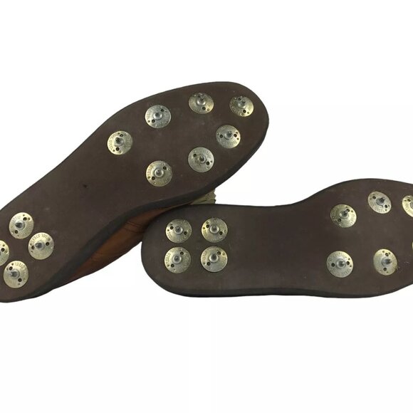 FootJoy Mens 53553 Brown Leather Fringe Lace Up Low Top Golf Shoe Size 11.5 M‎ - Picture 7 of 9